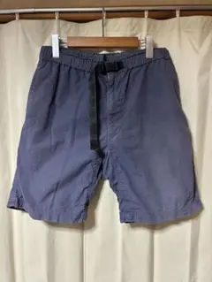 OLD UNIQLO リップストップ　ショーツ　ナス紺カラー