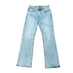 UNIQLO ユニクロ　フレアハイライズジーンズ 25（63.5cm）