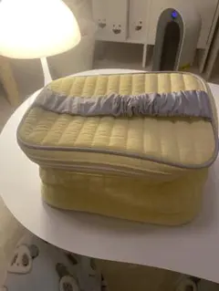 イエローポーチ キルティング デザイン