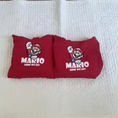 マリオ パーカー BANDAI APPAREL 140 2枚セット