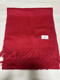 【新品未使用】ELLE マフラー　レッド