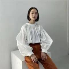 i_am official gather volume blouse