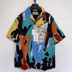 M【WACKOMARIA】天国東京百女柄図 SHIRT／新品タグ付／送料込