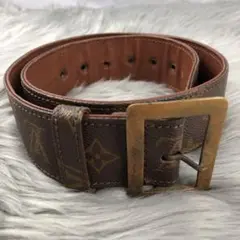ルイヴィトン LOUIS VUITTON モノグラム レザーベルト
