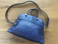 再値下げ!美品 フルラ ショルダーバッグ ロイヤルブルー