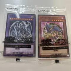 ハイチュウ 遊戯王カード 青眼の究極龍&ブラックマジシャンガール 2枚セット