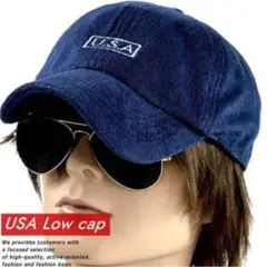 【❇︎大人気❇︎高級 立体刺繍 USA LOW CAP キャップ メンズ】