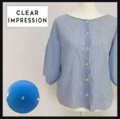 CLEAR IMPRESSION シャツ M　7部丈　レディース
