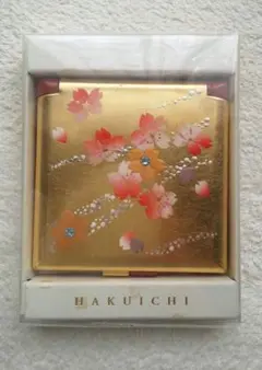 金沢 箔一 HAKUICHI きらり 花柄 ミラー 手鏡 ミニ コンパクトミラー