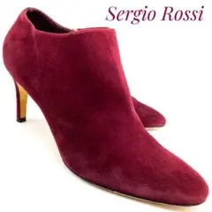 Sergio Rossi セルジオロッシ スウェード サイドジップブーティー