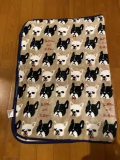 冬物処分　美品　薄手ブランケット　フレンチブル