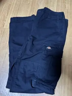 Dickies ブラックカーゴワークパンツ W28