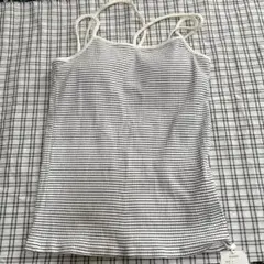 tip top 新品　ストライプ柄タンクトップFサイズ