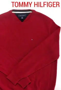【美品】TOMMY HILFIGER(トミーヒルフィガー)メンズニット XL