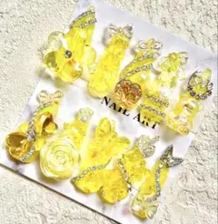 コギャルネイルチップ　姫ギャル　ゴテゴテネイルチップ