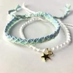 ☆ミサンガ☆ 2本セット 星
