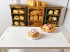 【ミニチュア スイーツ】水蜜桃のデニッシュ①。
