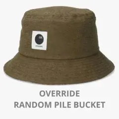 OVERRIDE RANDOM PILE BUCKET 58cm ユニセックス