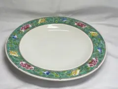 [輸入品]プラナカンラウンドプレートBig ターコイズ