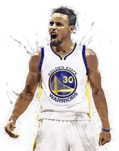 NBA ステフィン・カリー アートポスター A4版