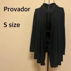 【Provador】レディース/カーディガン/羽織り/黒/ブラック/無地