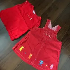 ミキハウス　赤色セット
