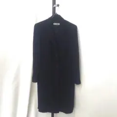 JIL SANDER 秋ロングコート 38 ネイビー ウール100% 35万程
