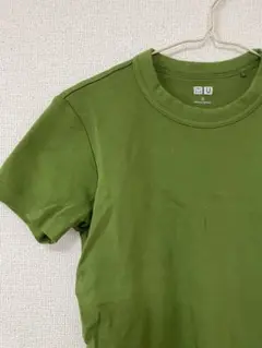 [値下げ]UNIQLO レディース　グリーン Tシャツ