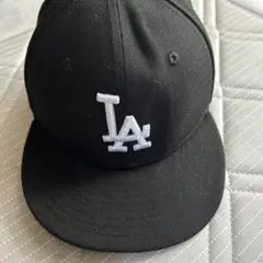 NEW ERA LA ブラックキャップ 9FIFTY YOUTH