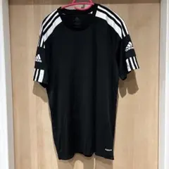 adidas ブラック XL シャツ