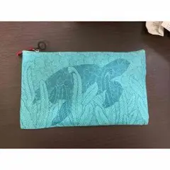 海洋生物デザイン ナイロンポーチ
