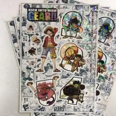 週刊少年ジャンプ 付録 ワンピース ホロフレークシール 8枚