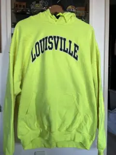 “LOUIS VILLE” GILDAN NEON YELLOW PARKA