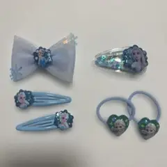 【新品】アナと雪の女王　エルサ ヘアアクセサリーセット