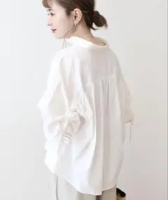 AMERICAN HOLIC 接触冷感ギャザースリーブ 半袖シャツ M