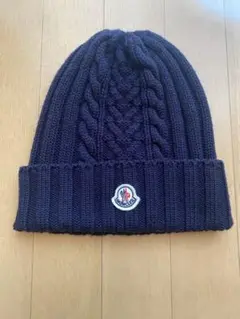 MONCLER モンクレール ニット帽 ニットキャップ ネイビー