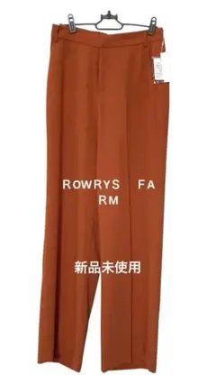 【ローリーズファーム】オレンジ　ワイドスラックス パンツレディース L サイズ