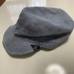 キャスケット 青と緑のチェック柄