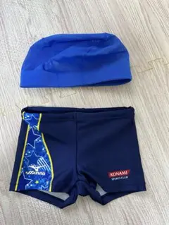 Mizuno KONAMI SPORTS CLUB 水着　水泳キャップ　西松屋