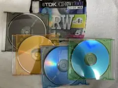 【新品未使用】TDK CD-RW 700MB カラーミックス 4枚