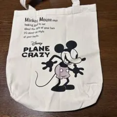 ミッキーマウス トートバッグ PLANE CRAZY