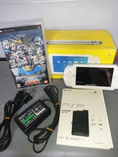 PSP1000本体 FW1.50 (ホワイト )×1 おまけソフト×1
