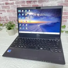 ★富士通美品 SSD128GB★U937/P カメラ 高解像度 ノートPC585