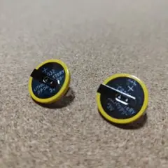 新品・未使用　CR2032 タブ付き コイン電池 2個セット