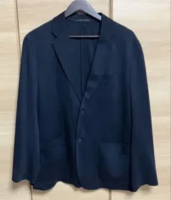 【美品】UNIQLO ユニクロ コンフォート2Bジャケット ネイビー サイズXL