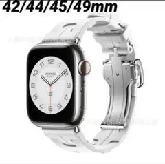 Apple Watch バンドシンプルトゥール 白 42/44/45/49mm