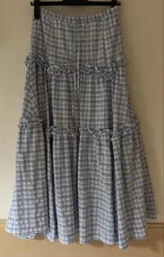 ロングスカート　ファーファー