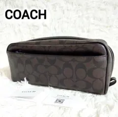 【新品】COACH コーチ クラッチバッグ セカンドバッグ ポーチ