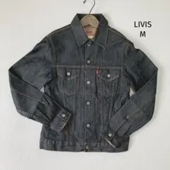 リーバイス LIVIS デニムジャケット Gジャン【M】ブラック 黒 美品✨