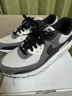 エアマックスNIKE BY YOU/28.5cm/白×黒×グレー/中古品
